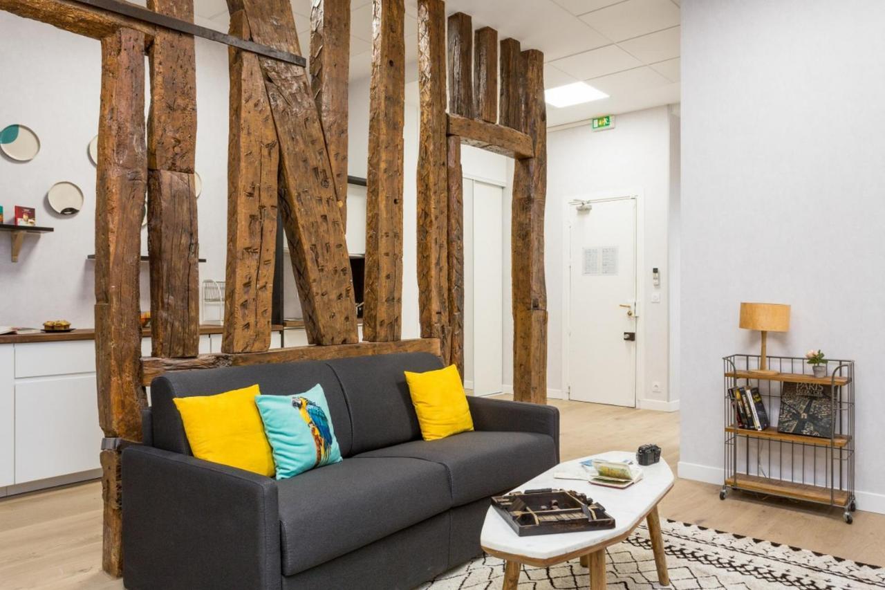 Apartemen 96 m² dengan 3 kamar tidur dan 1 kamar mandi pribadi di 2nd - Louvre - Bourse Paris Bagian luar foto