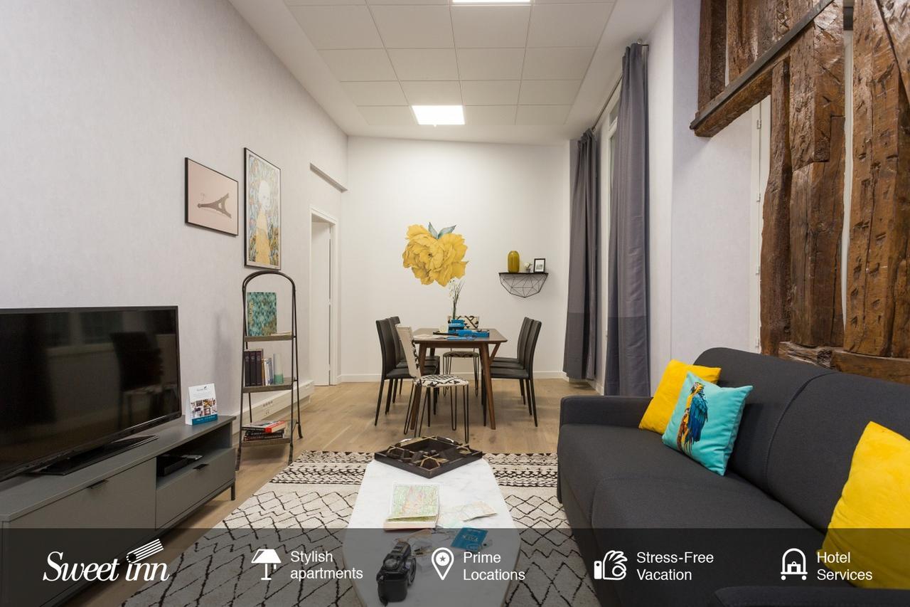 Apartemen 96 m² dengan 3 kamar tidur dan 1 kamar mandi pribadi di 2nd - Louvre - Bourse Paris Bagian luar foto